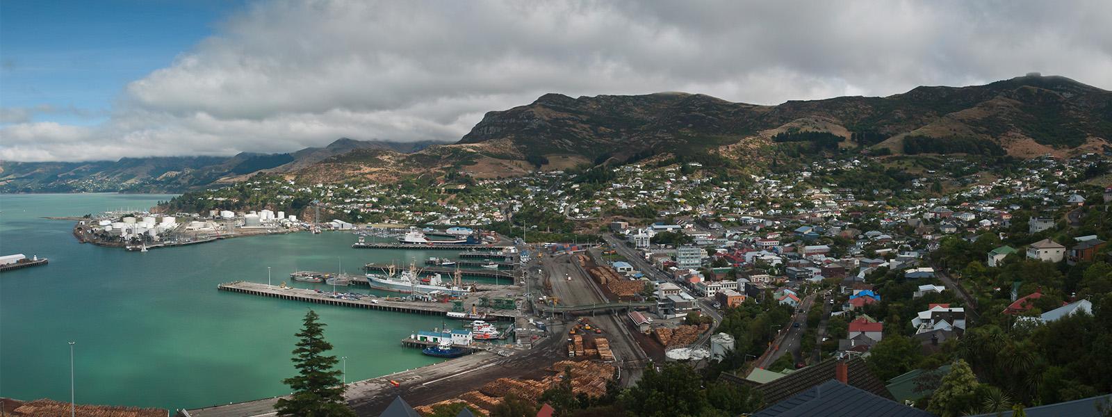 Sustainable ports. Lyttelton_Harbour_NZ_©MickStephenson_Leaderboard